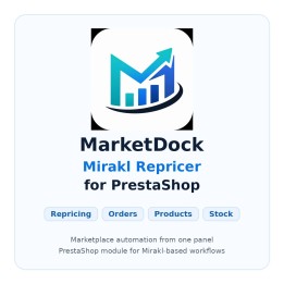 Mirakl Repricer for PrestaShop | MarketDock
