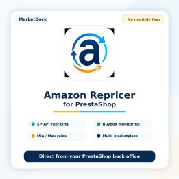 Modulo Amazon Repricer per PrestaShop | Nessun Canone Mensile